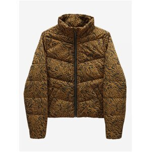 Black/brown Girls' Patterned Quilted Jacket VANS Foundry Puffer Pr - Girls