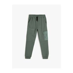 Koton Jogger Sweatpants Pocket Detailed Tie Waist Raised Cotton