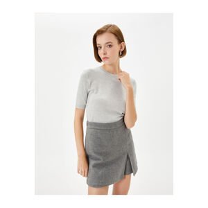 Koton Knitwear Sweater Short Sleeve Crew Neck Standard Cut