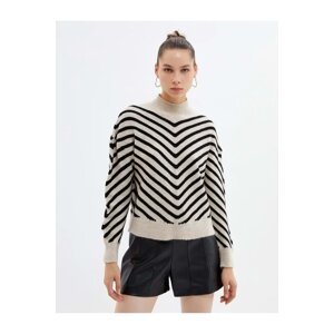 Koton High Collar Knitwear Sweater Soft Textured -