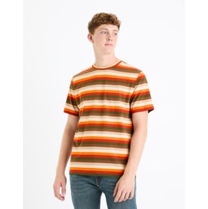 Celio Striped T-shirt Fecolore - Men's