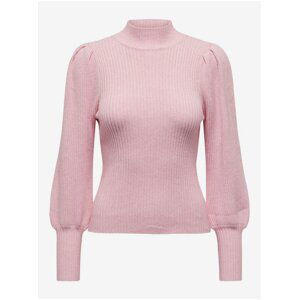 Light pink women's sweater ONLY Katia - Women