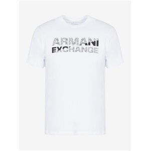 White Men's T-Shirt Armani Exchange - Men's