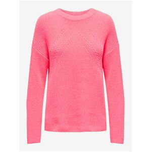 Pink women's basic sweater ONLY Bella - Women