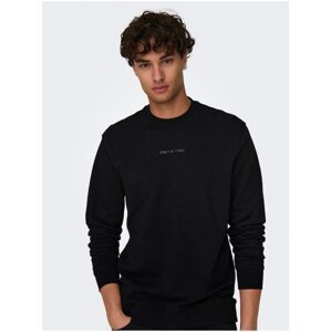 Men's Black Sweatshirt ONLY & SONS Levi Life - Men
