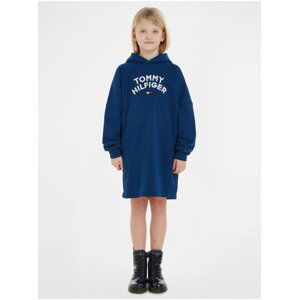 Blue Girls' Hoodie Dress Tommy Hilfiger - Girls