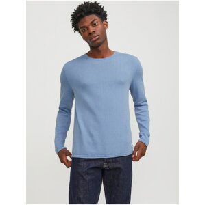 Men's blue basic sweater Jack & Jones - Men