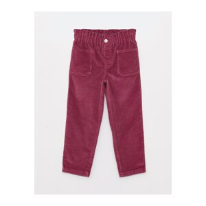 LC Waikiki Paperbag Girls Velvet Trousers