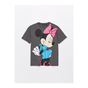 LC Waikiki Crew Neck Minnie Mouse Printed Short Sleeve Women's T-Shirt