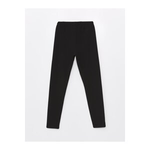 LC Waikiki Basic Girls' Tights with an Elastic Waist