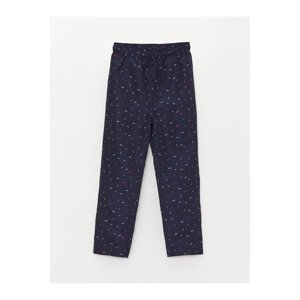 LC Waikiki Elastic Waist Patterned Fleece Lined Girl's Trousers