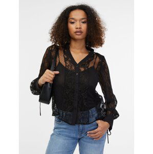 Orsay Čierna ladies' lace blouse - Women