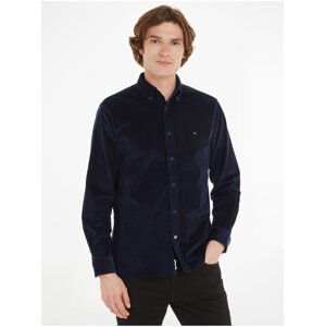 Dark blue men's corduroy shirt Tommy Hilfiger - Men