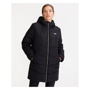 Black women's quilted jacket VANS Foundry Long - Women