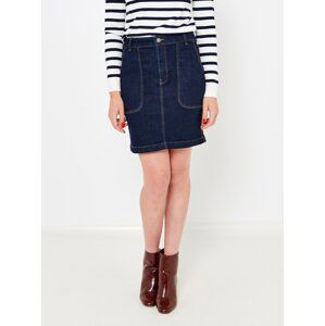 Dark blue denim skirt CAMAIEU - Women