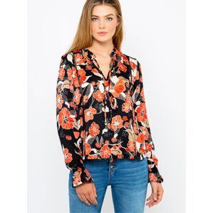 Red-black floral blouse CAMAIEU - Ladies