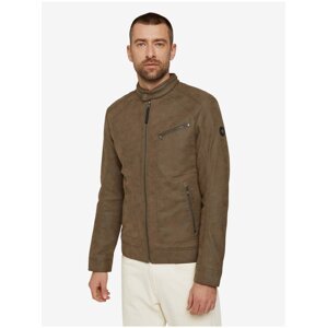 Brown Men's Leatherette Jacket Tom Tailor - Men