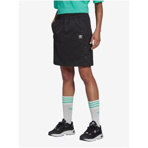 Black Button-Down Skirt adidas Originals - Women