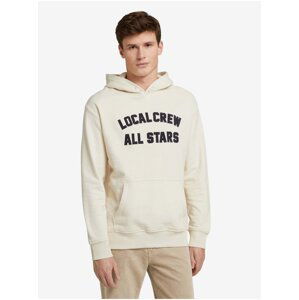 Cream Mens Hoodie Tom Tailor Denim - Men