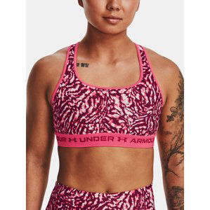 Under Armour Bra UA Crossback Mid Print-PNK - Women