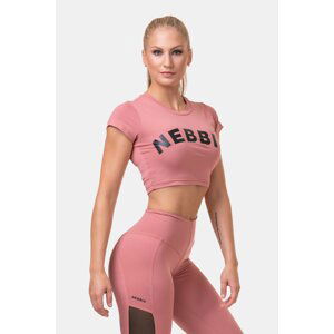 NEBBIA Sporty HERO crop top s krátkym rukávom