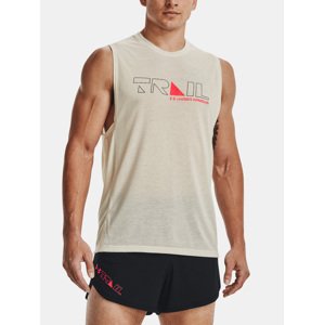 Men's Under Armour UA Run Trail Tank Top -BRN XL