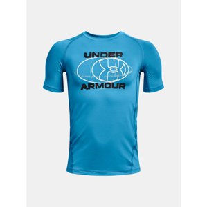 Under Armour T-shirt UA HG Armour Novelty SS-BLU - Guys