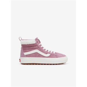 Pink Women's Ankle Leather Sneakers VANS - Women