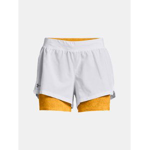 Under Armour Shorts UA Iso-Chill Run 2N1 Short-WHT - Women