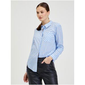 Light blue ladies plaid shirt ORSAY - Women