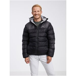 Men's Black Reversible Hooded Jacket Picture - Men's