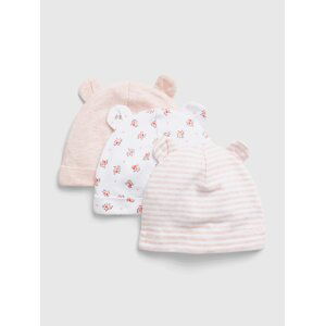 GAP Baby beanie with ears, 3pcs - Girls