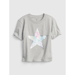 GAP Children's T-shirt star from sequins - Girls