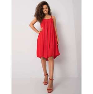 Šaty červené A Bella wjok0267. R46