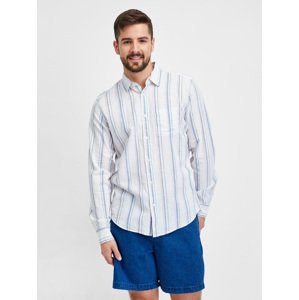 GAP Striped Linen & Cotton Shirt - Men