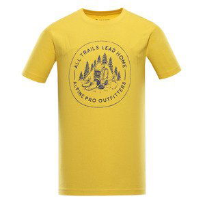 Men's cotton T-shirt ALPINE PRO LEFER sulphur variant pc
