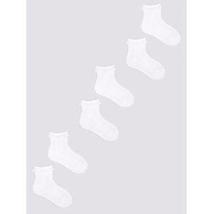 Yoclub Kids's 3Pack Girl's Socks With Frill SKL-0008G-0100