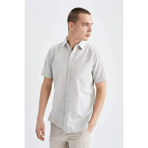 DEFACTO Regular Fit Short Sleeve One Side Pocket Shirt