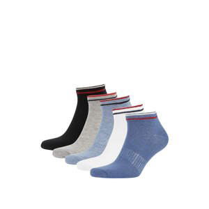 DEFACTO Men's Cotton 5-pack Short Socks