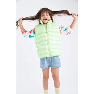 DEFACTO Girls Stand Up Collar Inflatable Vest