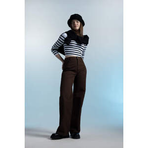 DEFACTO Wide Leg Wide Leg Gabardine Trousers