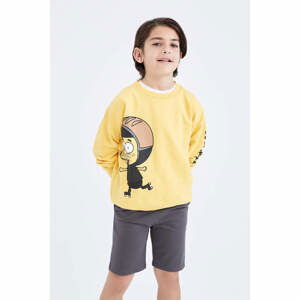 DEFACTO Boy Regular Fit Sweatshirt Fabric Shorts