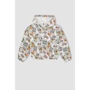 DEFACTO Girl Relax Fit Long Sleeve Tom & Jerry Print Hoodie