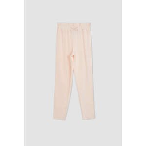 DEFACTO Girl Regular Fit Tie Waist Viscose Trousers