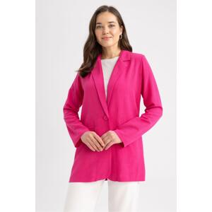 DEFACTO Regular Fit Crew Neck Blazer