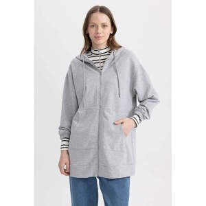 DEFACTO Relax Fit Hooded Cardigan