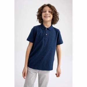 DEFACTO Boy Regular Fit Polo Neck Pique Short Sleeved Polo T-Shirt