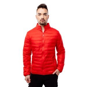 Men's Quilted Jacket GLANO - Red