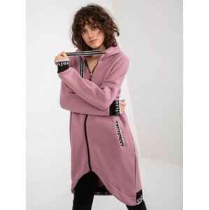 Dark pink long hoodie for women by Mayar
