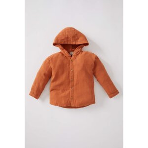 DEFACTO Baby Boy Hooded Long Sleeve Shirt